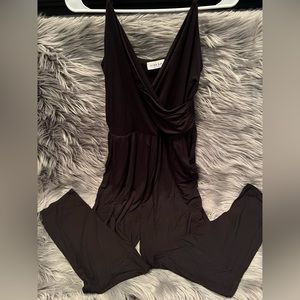 Black Pant Jumpsuit (Womens L) *LIKE NEW*